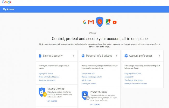 Securing your Google account