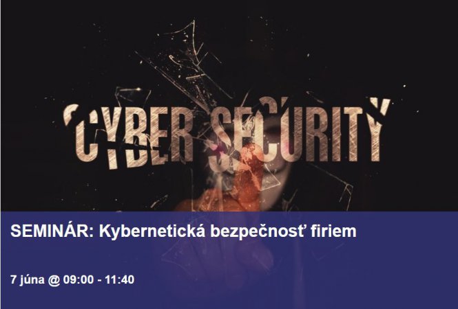 LYNX podporil Seminár: Kybernetická bezpečnosť firiem