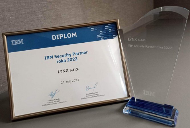 Ďakujeme za ocenenie IBM Security Partner za rok 2022